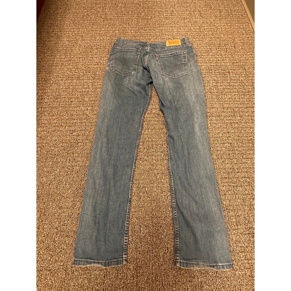 Levis 511 Men’s Size 32x31* Blue Jeans Slim Distressed Medium Demin Work wear - Picture 2 of 6